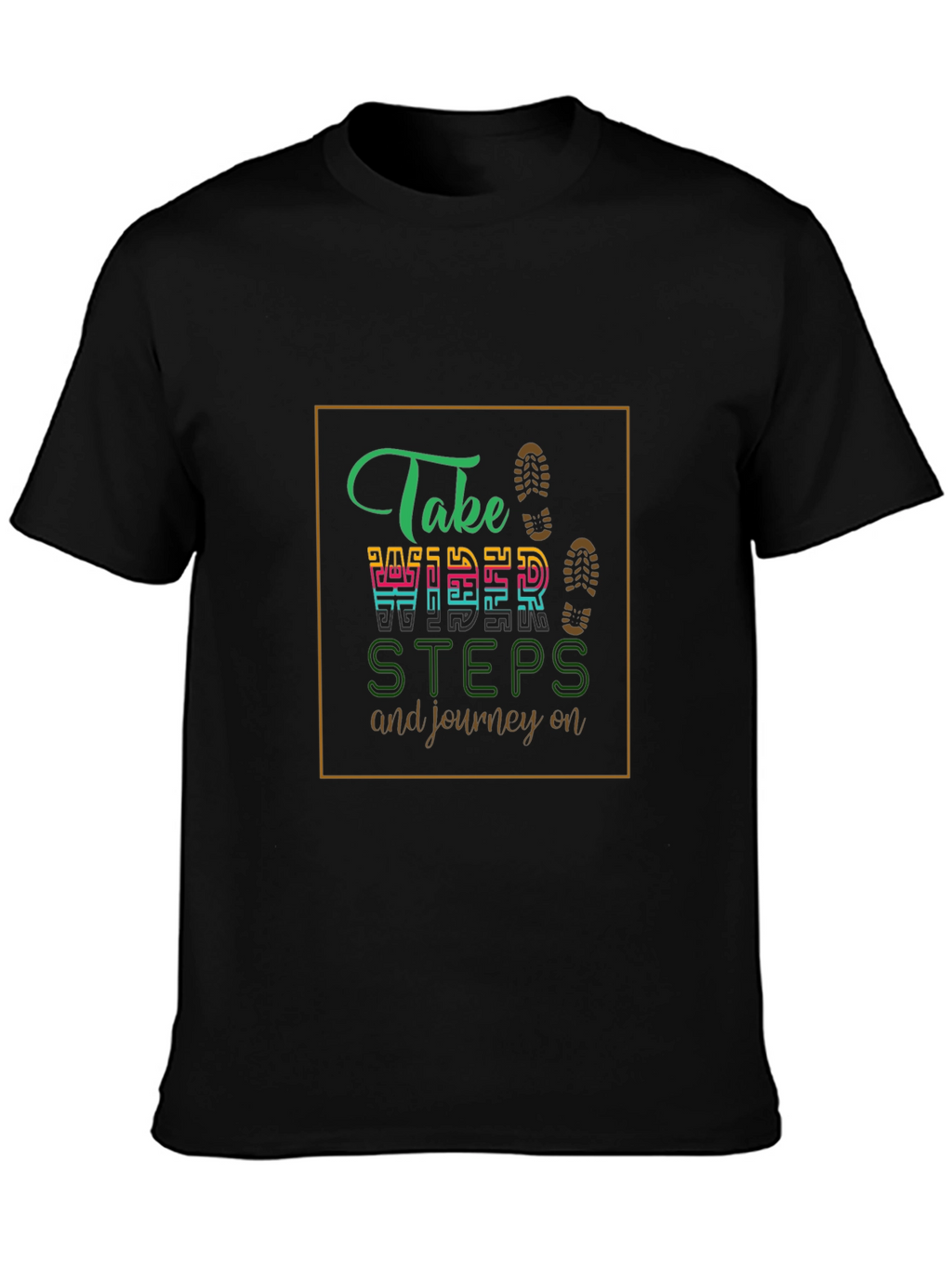 Motivational Journey Black T-Shirt