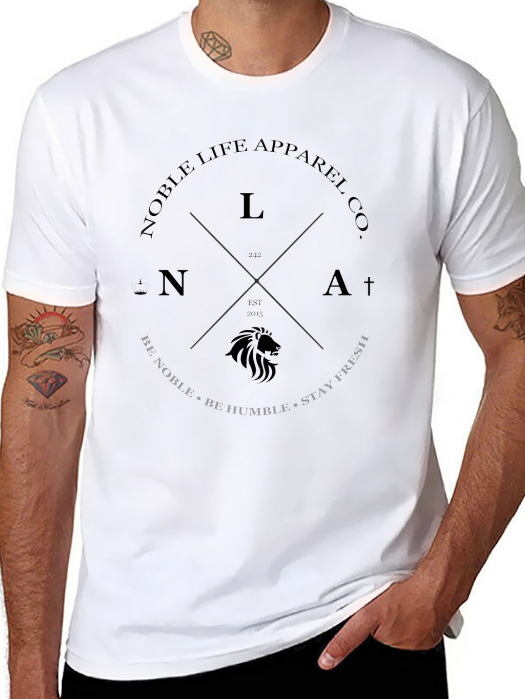 Noble Life Apparel Black T-Shirt