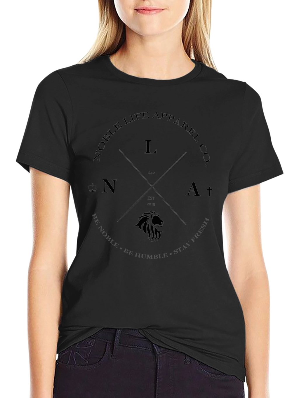 Noble Life Apparel Black T-Shirt