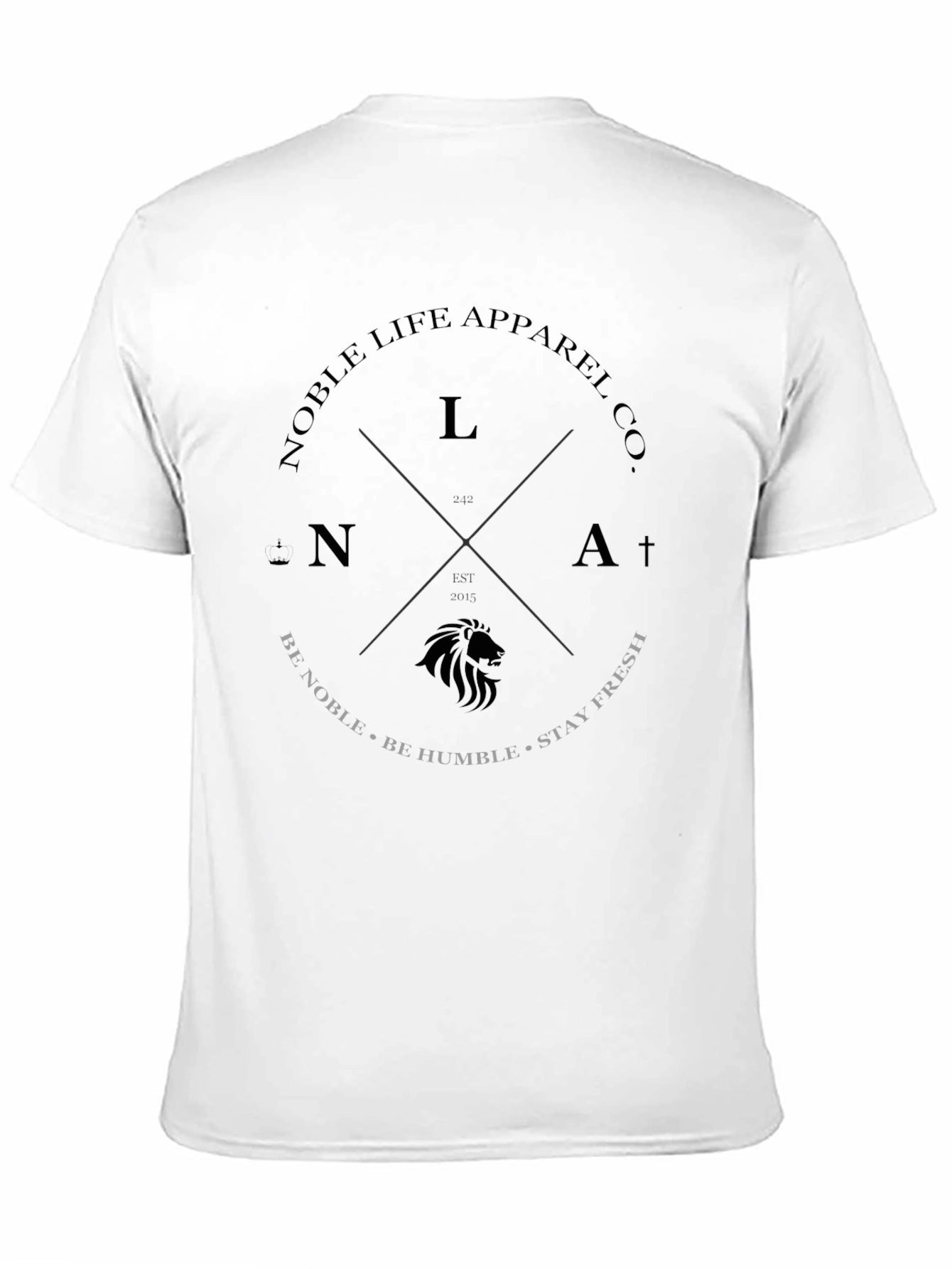 Noble Life Apparel Black T-Shirt