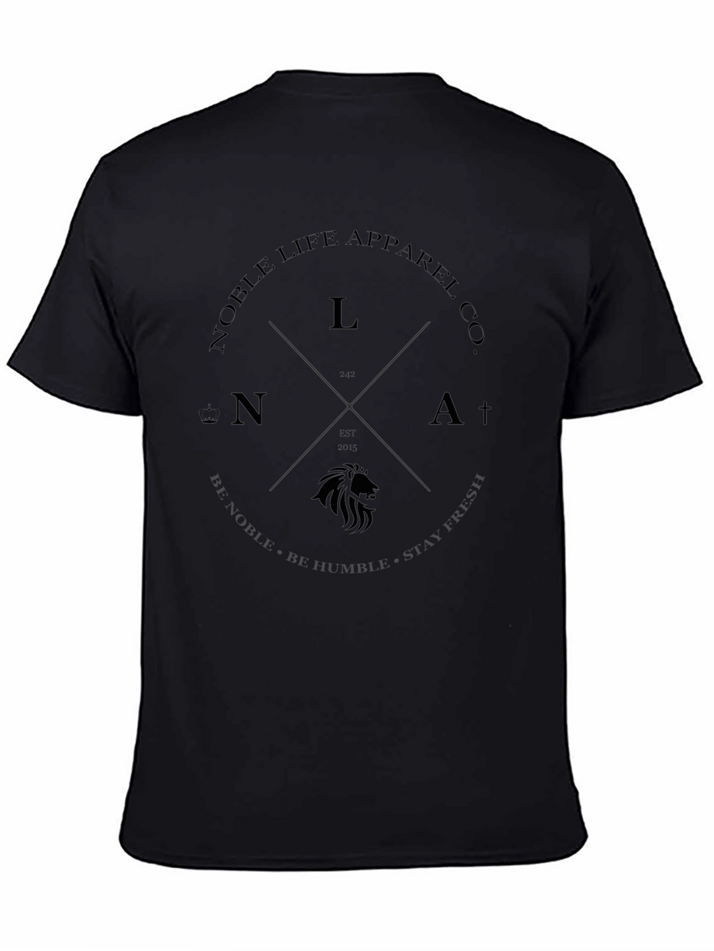 Noble Life Apparel Black T-Shirt
