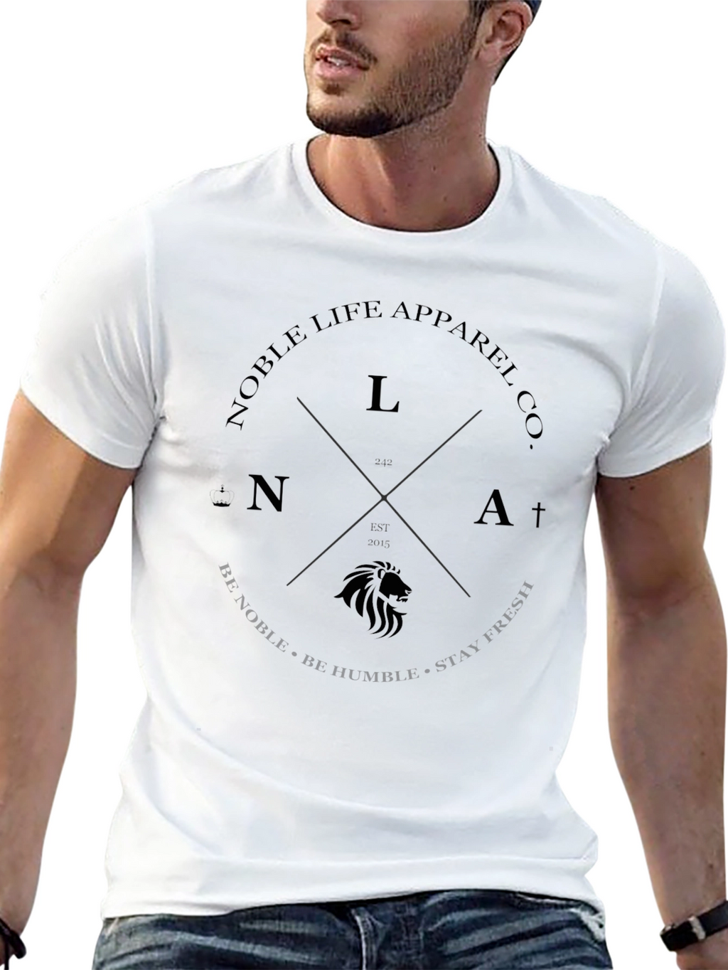 Noble Life Apparel Black T-Shirt