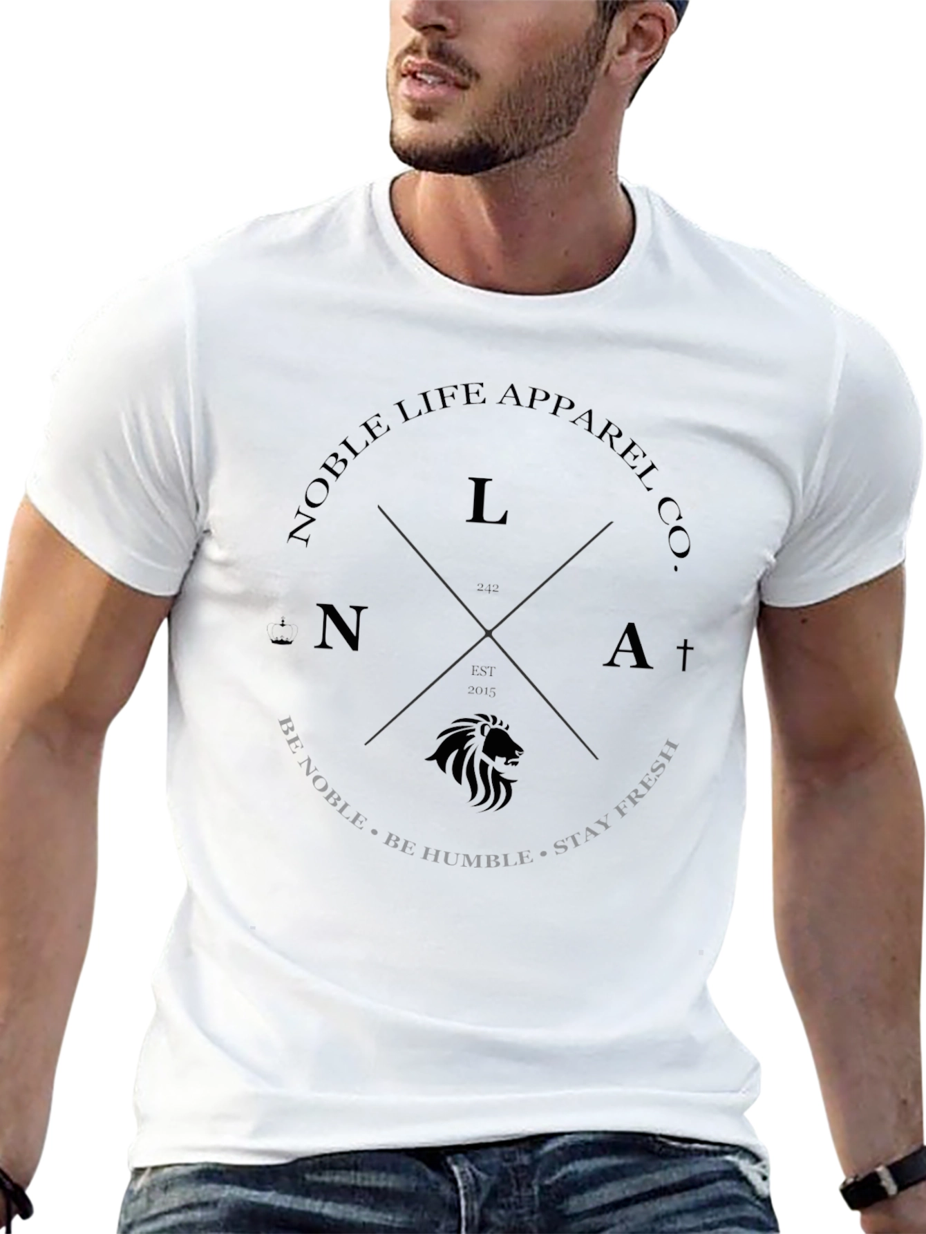 Noble Life Apparel Black T-Shirt