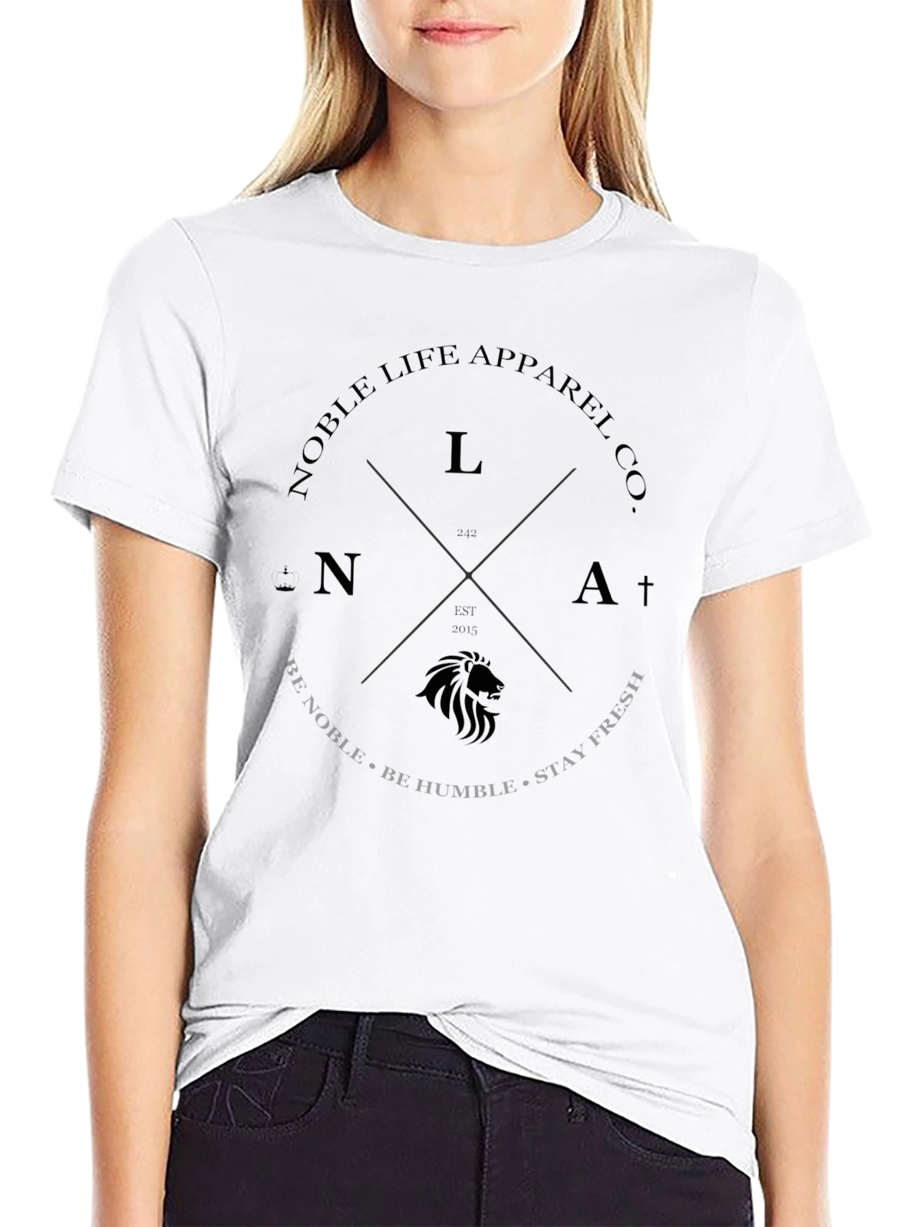 Noble Life Apparel Black T-Shirt