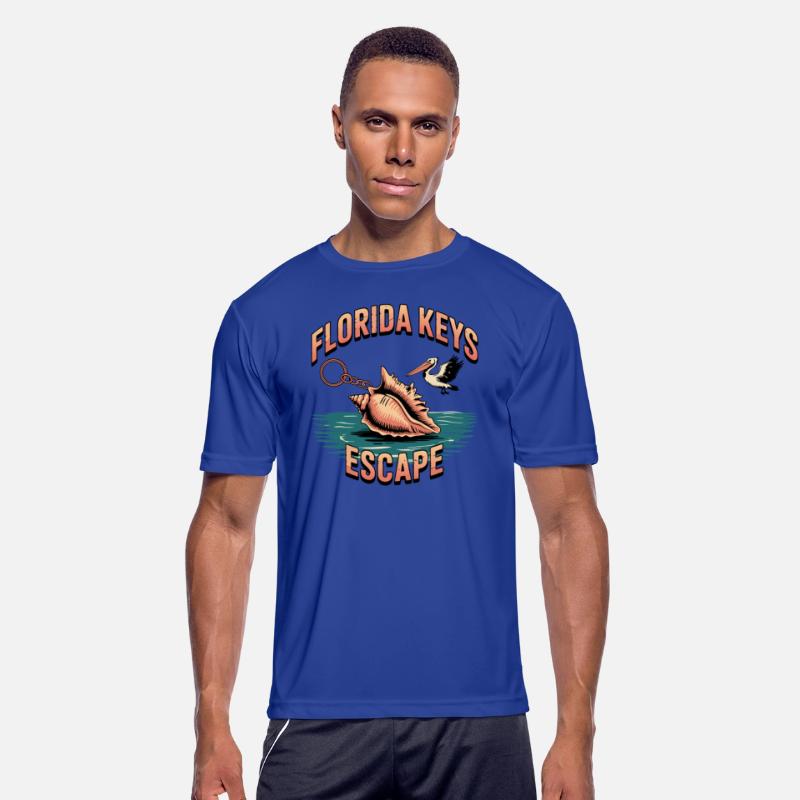 'Florida Keys Escape' Pelican & Conch Shell Design