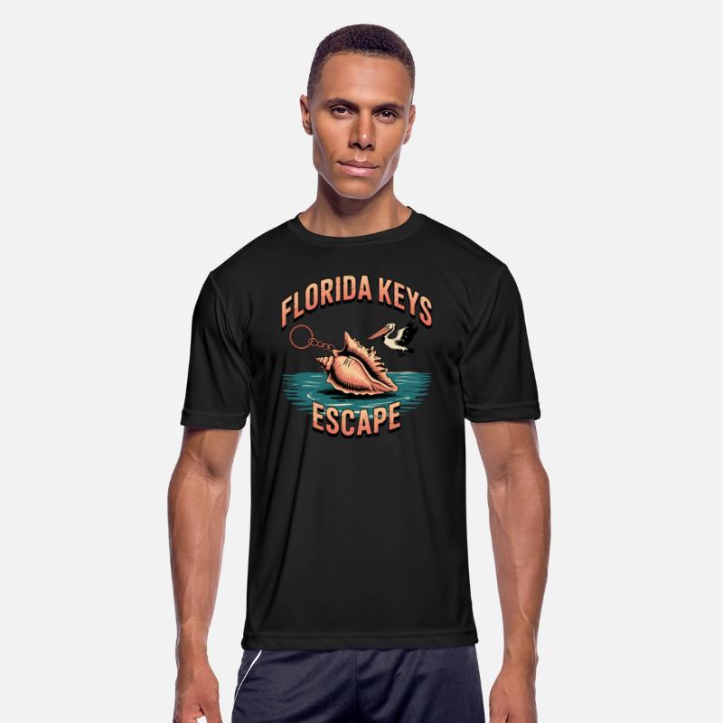 'Florida Keys Escape' Pelican & Conch Shell Design