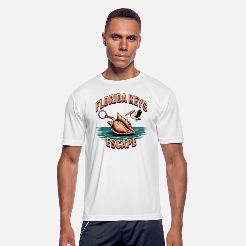 'Florida Keys Escape' Pelican & Conch Shell Design