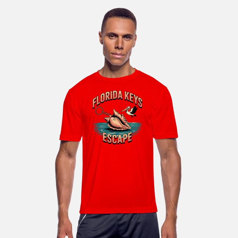 'Florida Keys Escape' Pelican & Conch Shell Design