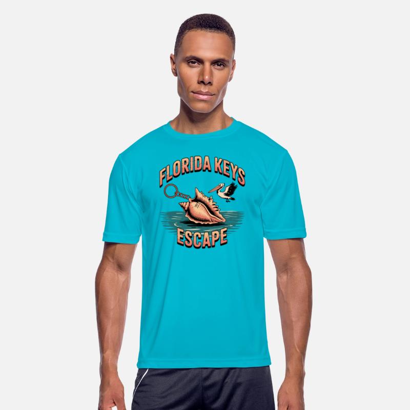 'Florida Keys Escape' Pelican & Conch Shell Design
