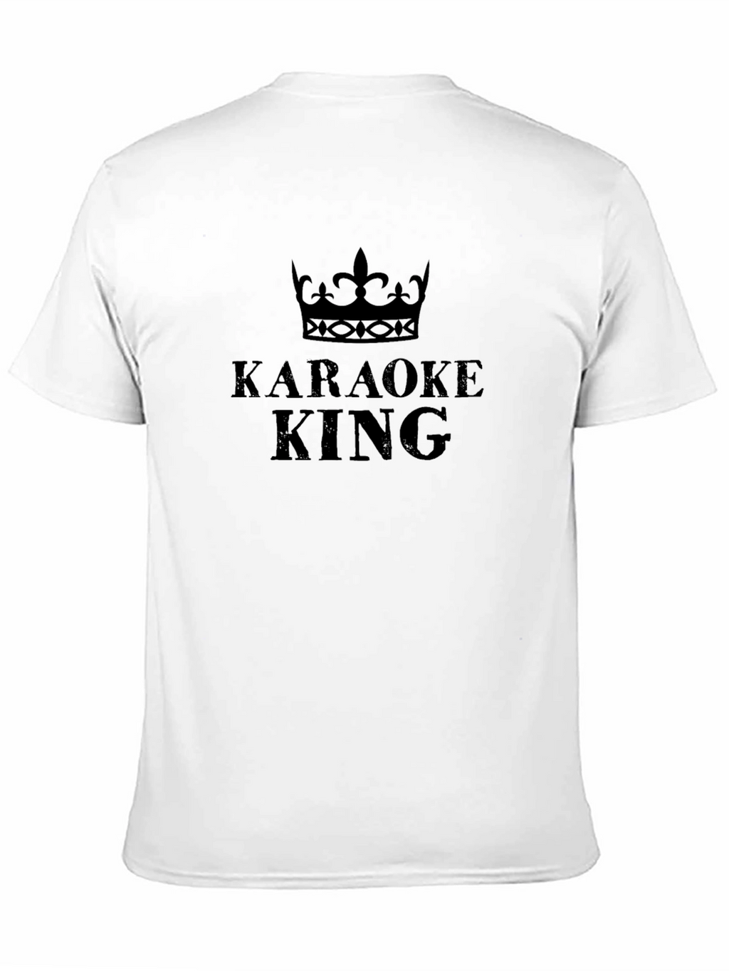 Karaoke King Black Graphic T-Shirt