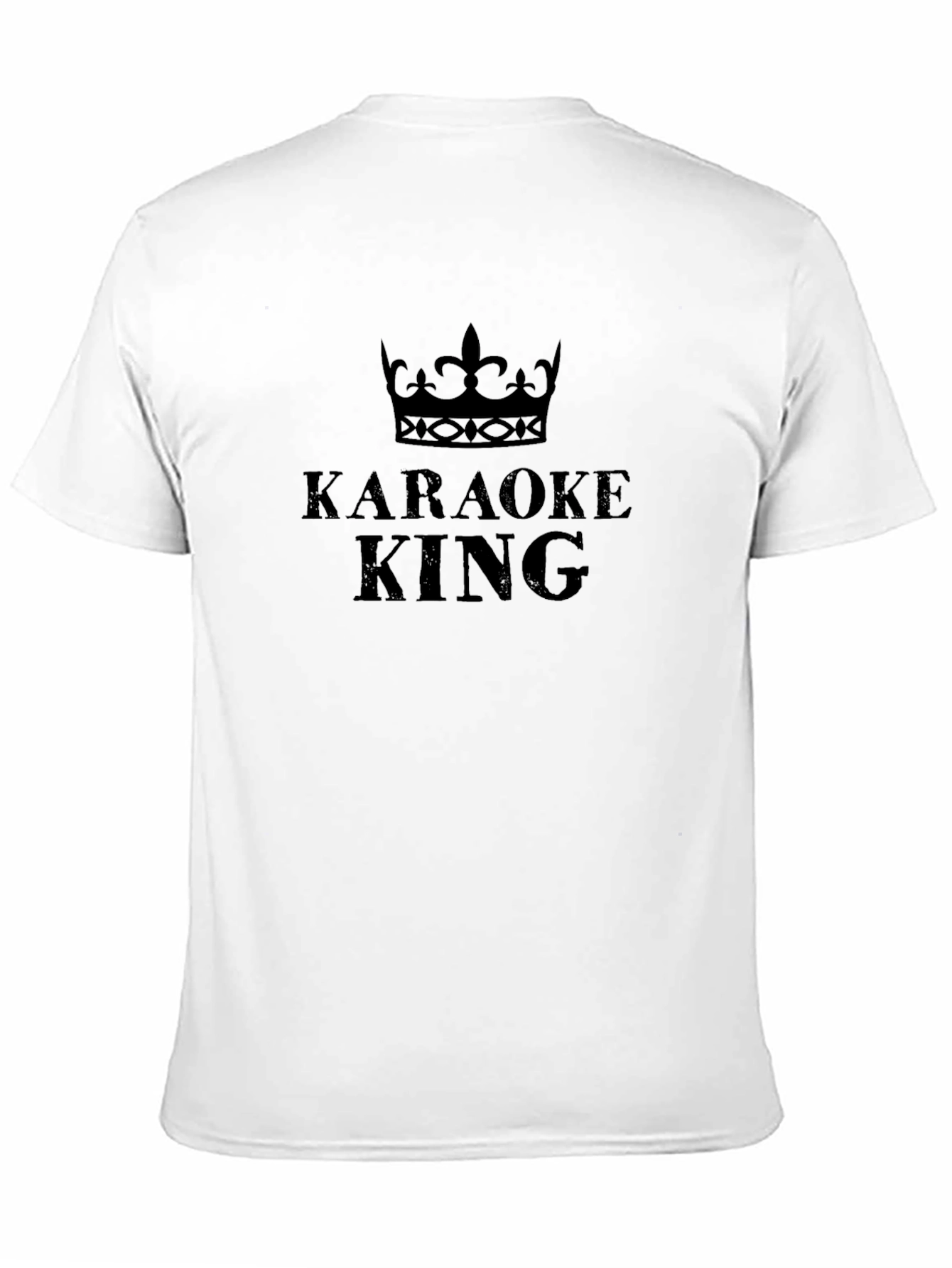 Karaoke King Black Graphic T-Shirt
