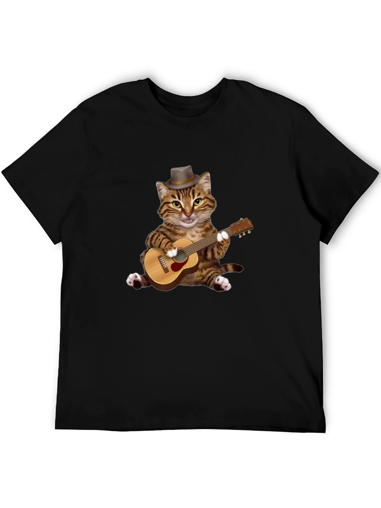 Cat Playing Guitar T-Shirt