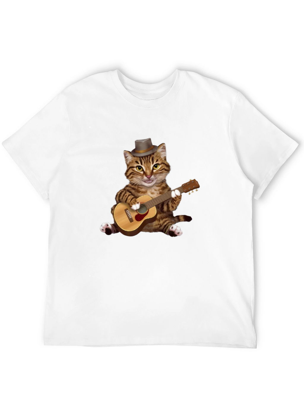 Cat Playing Guitar T-Shirt