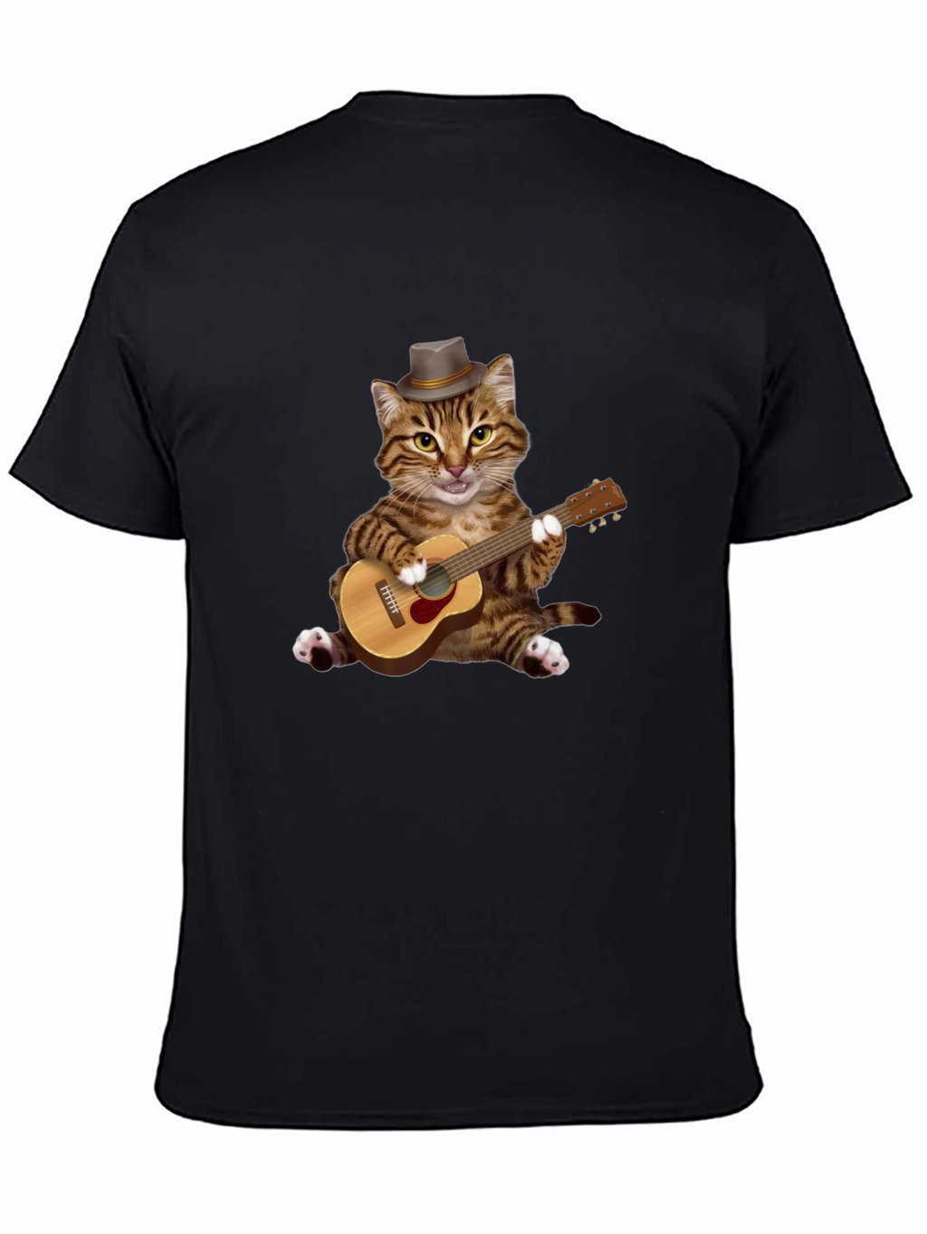 Cat Playing Guitar T-Shirt