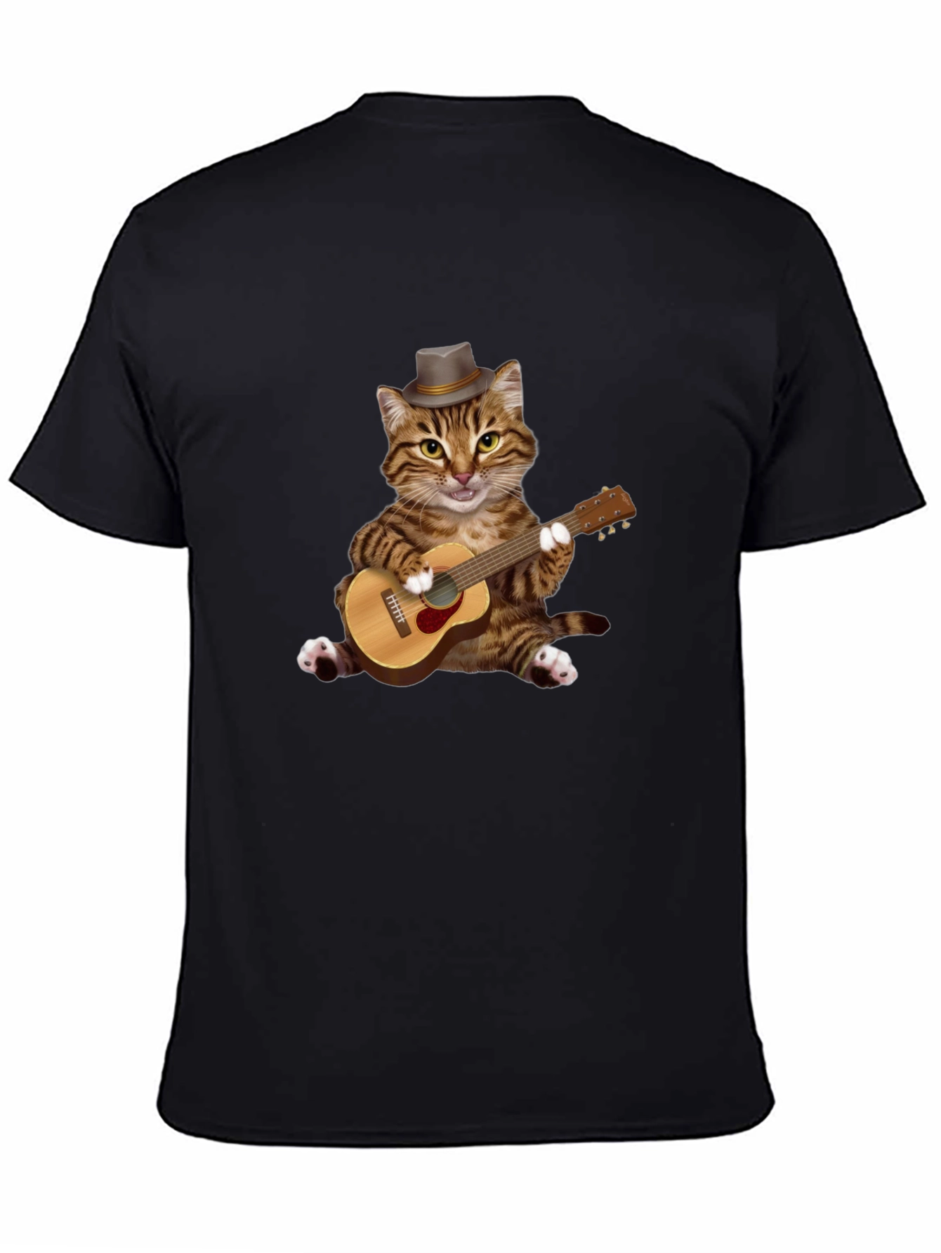 Cat Playing Guitar T-Shirt
