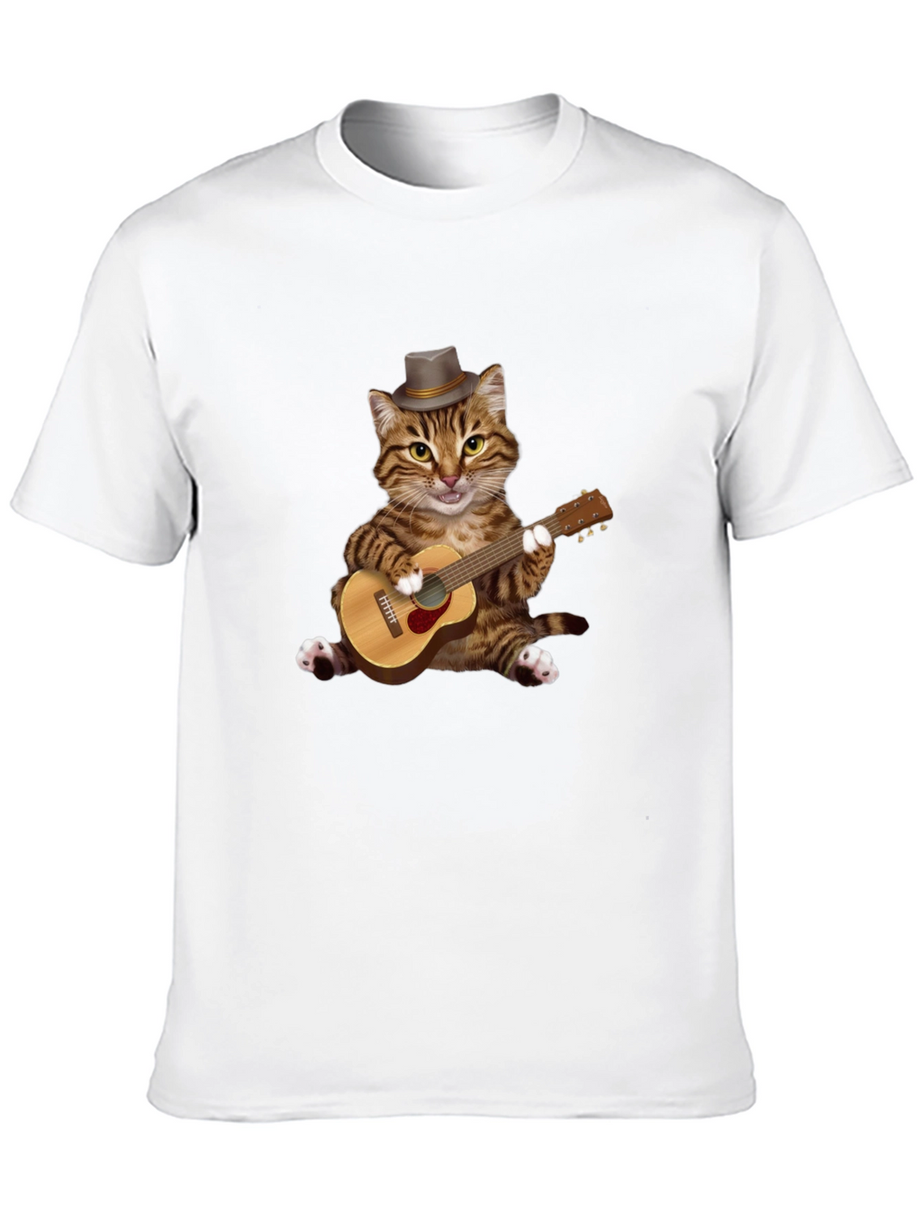 Cat Playing Guitar T-Shirt