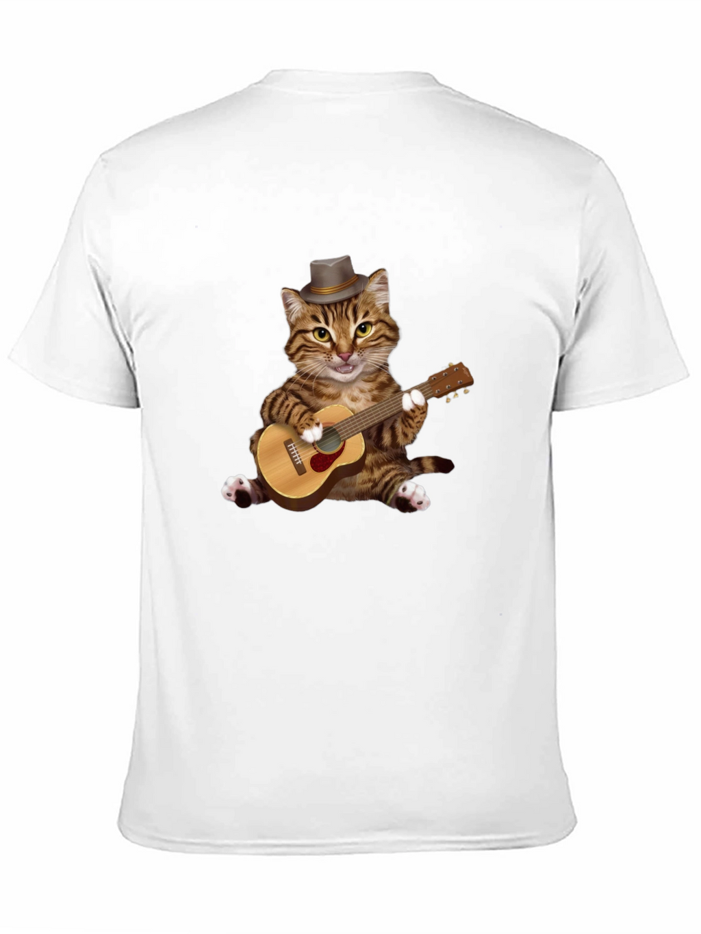 Cat Playing Guitar T-Shirt