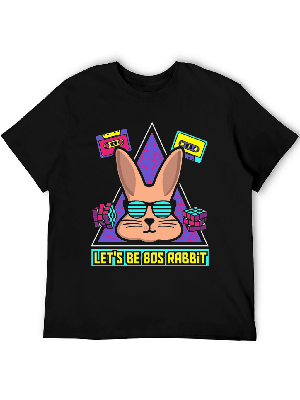 80s Rabbit T-Shirt - Retro Cool Design