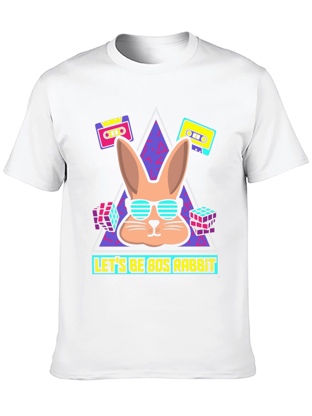 80s Rabbit T-Shirt - Retro Cool Design