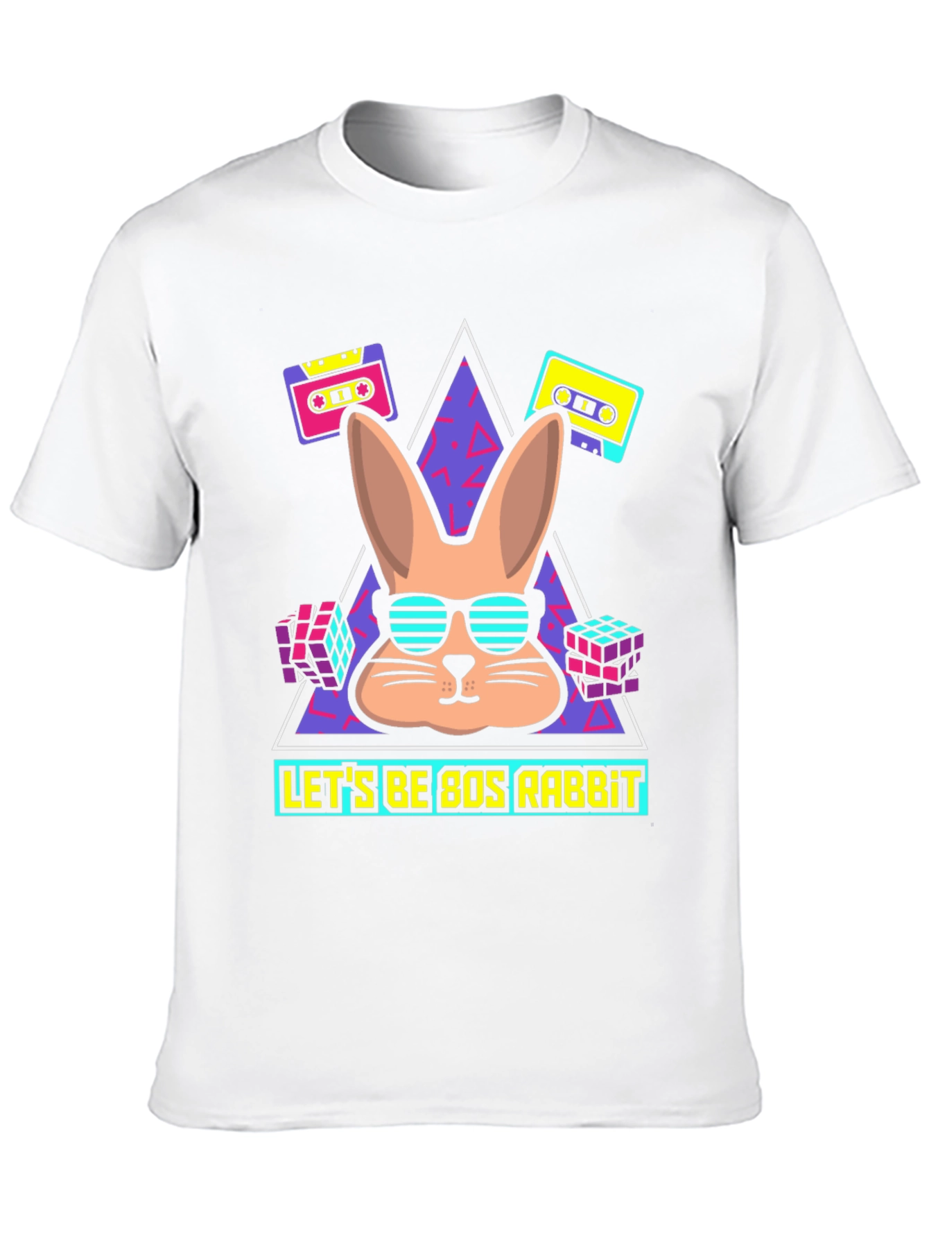 80s Rabbit T-Shirt - Retro Cool Design