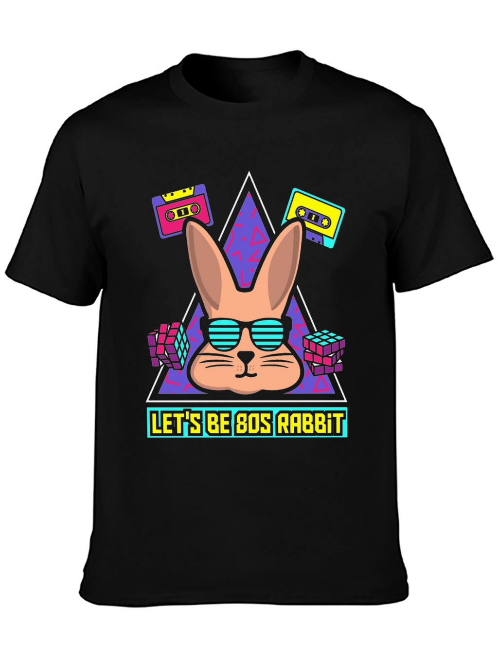 80s Rabbit T-Shirt - Retro Cool Design