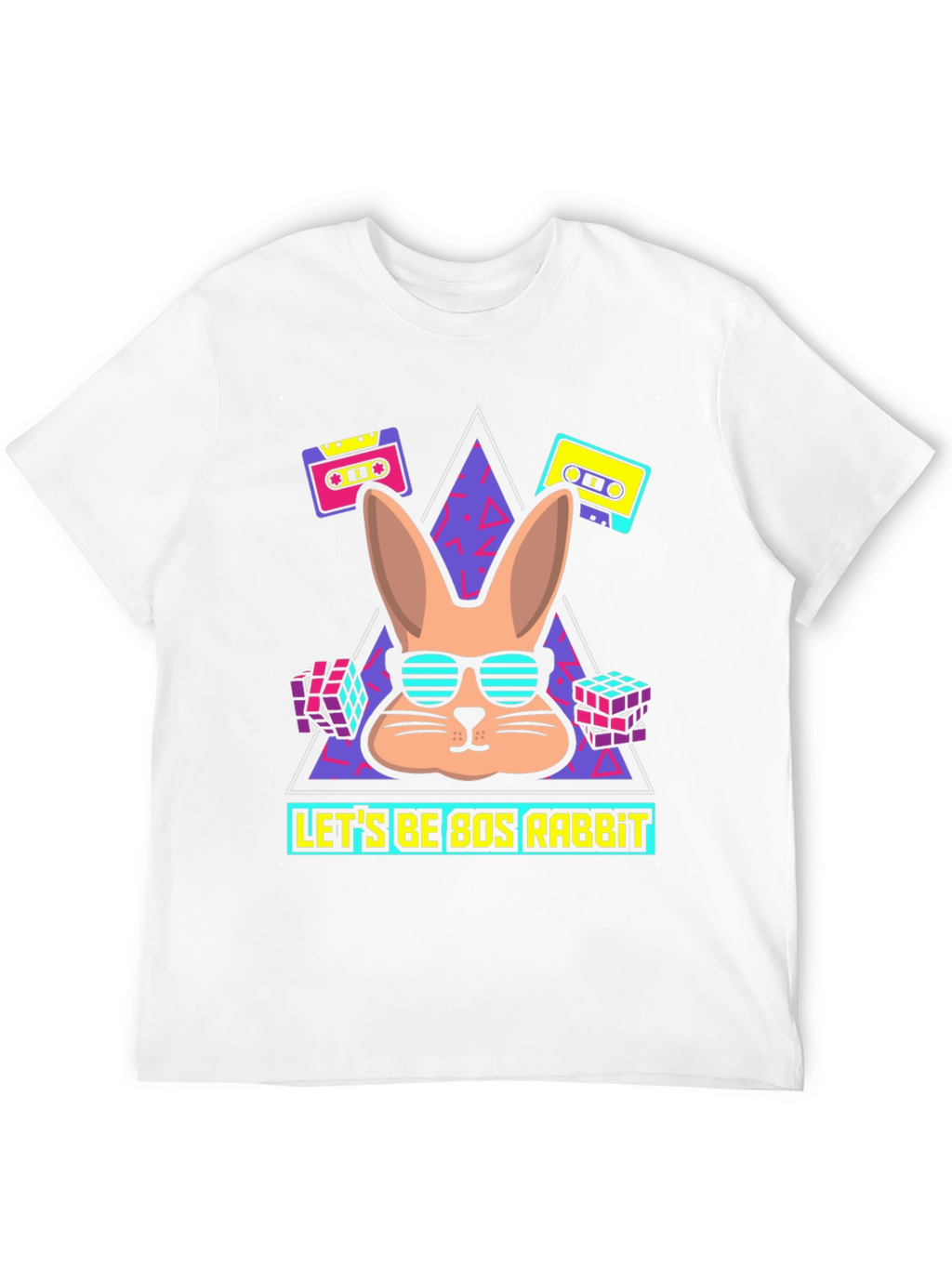 80s Rabbit T-Shirt - Retro Cool Design