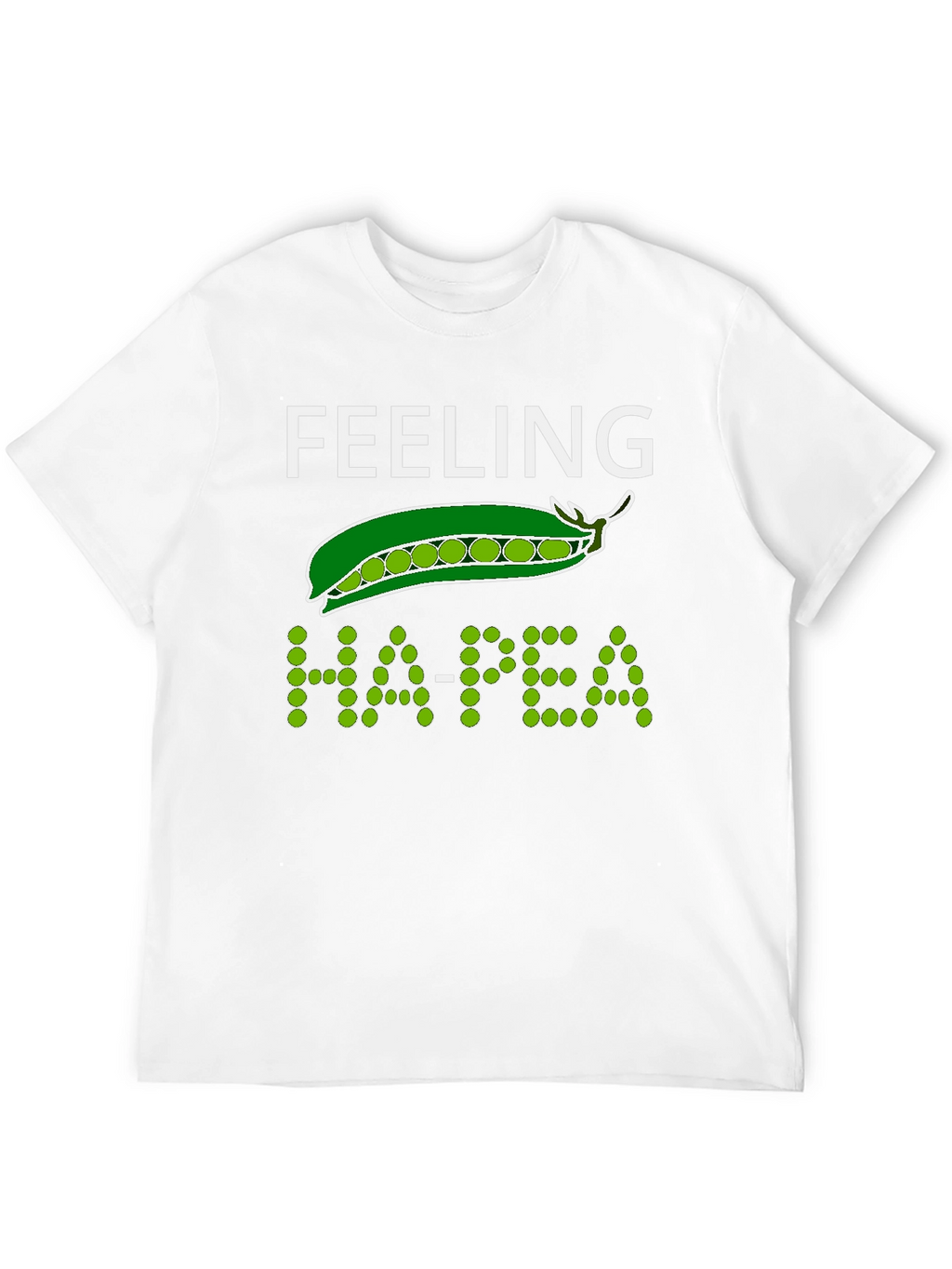 Feeling Ha-Pea? Funny Pea Pod Graphic T-Shirt