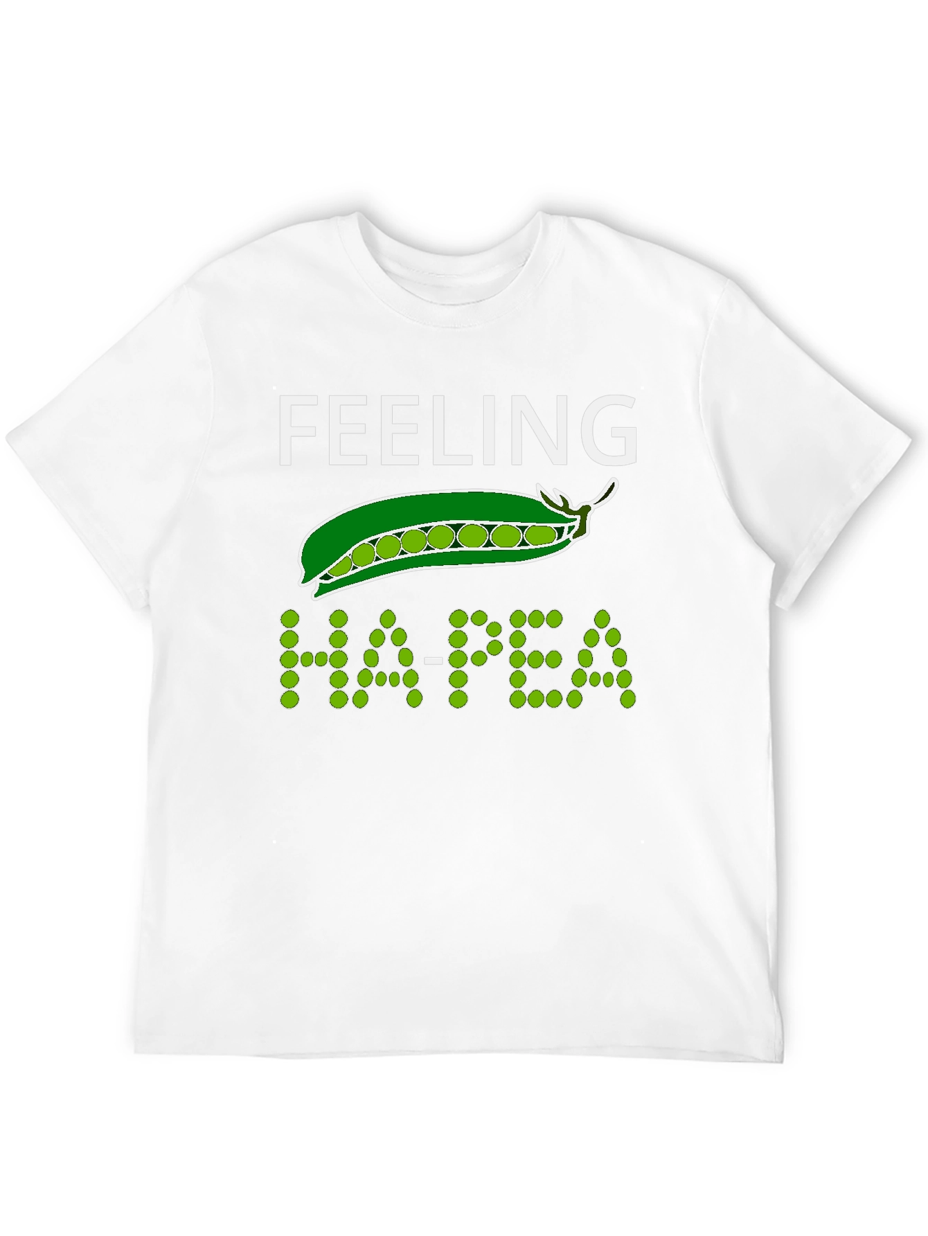 Feeling Ha-Pea? Funny Pea Pod Graphic T-Shirt