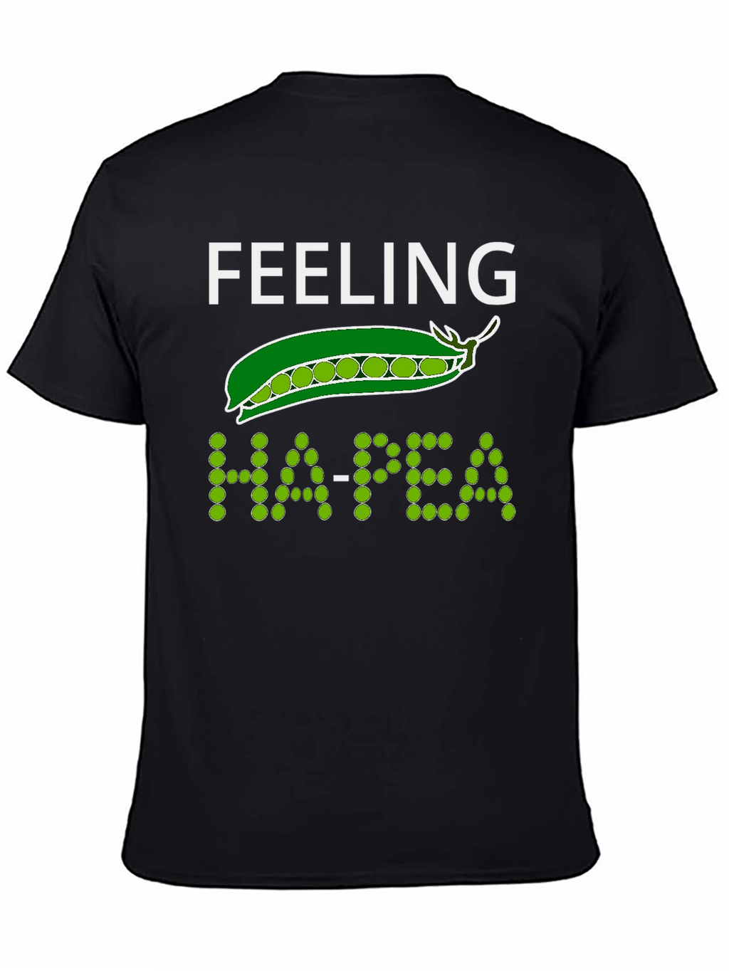 Feeling Ha-Pea? Funny Pea Pod Graphic T-Shirt