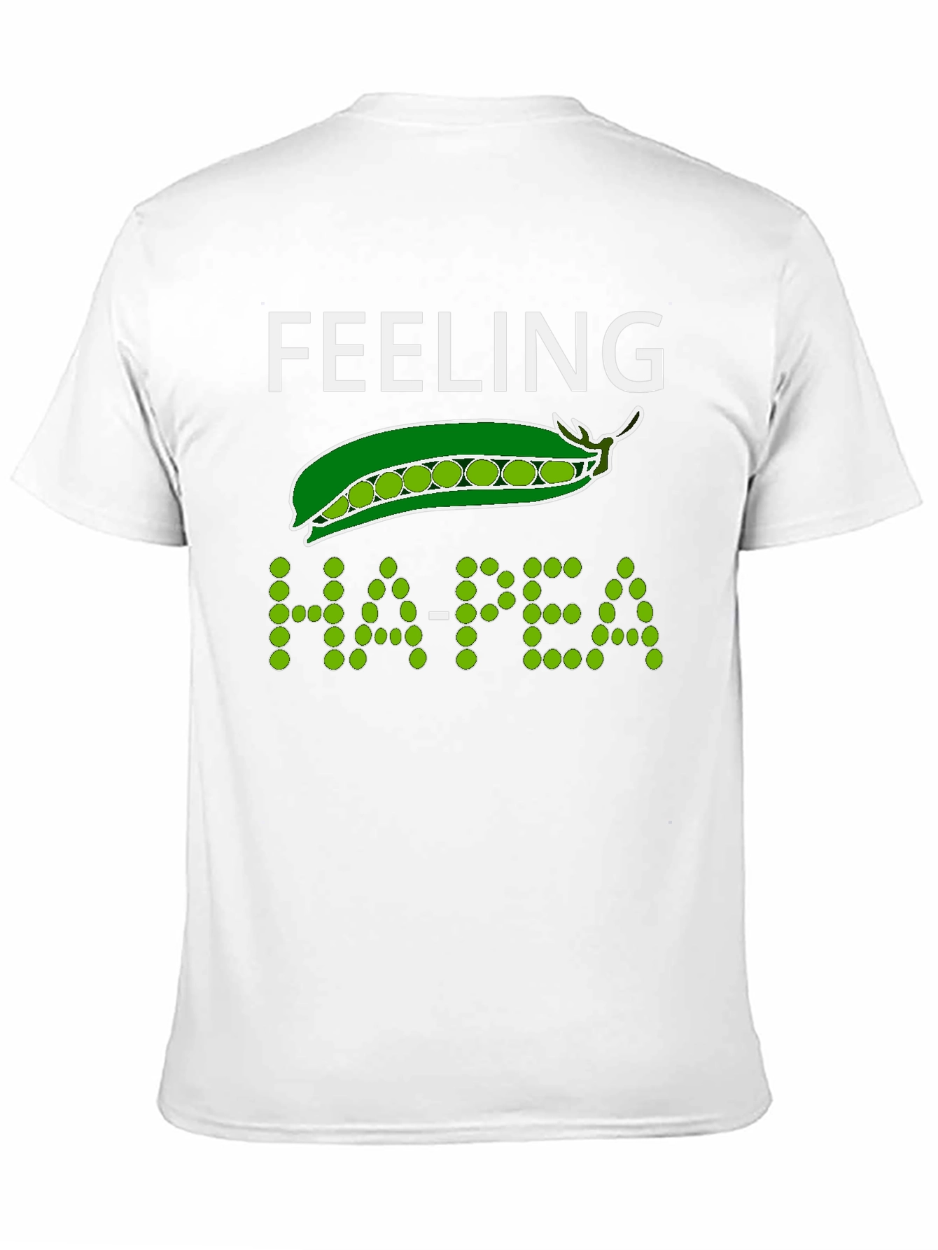 Feeling Ha-Pea? Funny Pea Pod Graphic T-Shirt