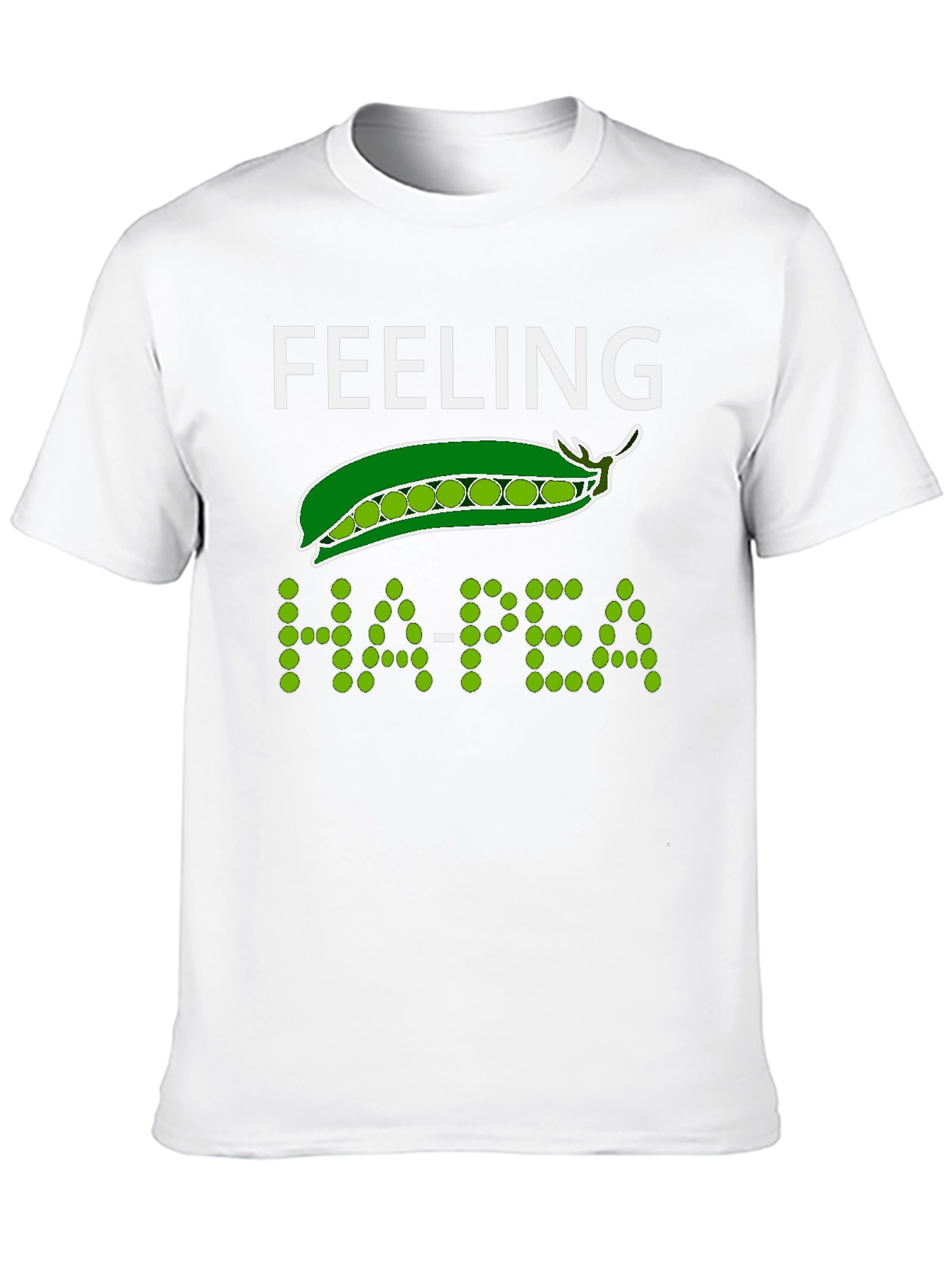 Feeling Ha-Pea? Funny Pea Pod Graphic T-Shirt