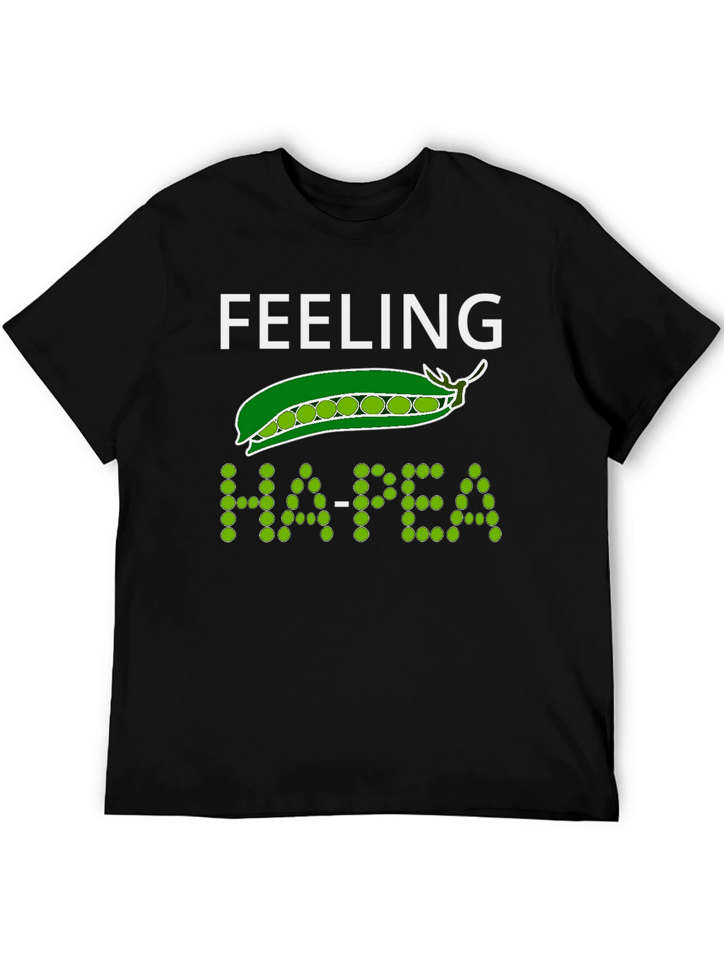 Feeling Ha-Pea? Funny Pea Pod Graphic T-Shirt