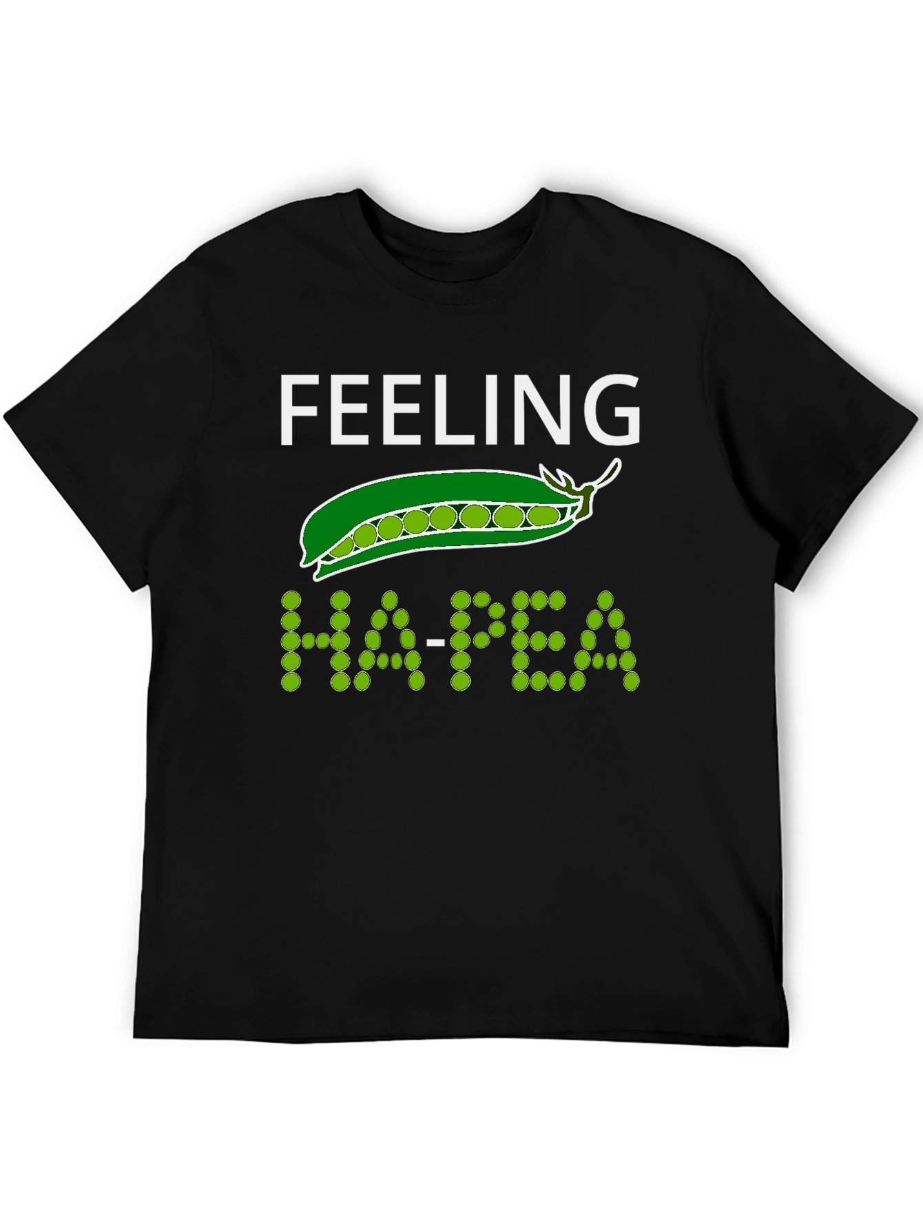 Feeling Ha-Pea? Funny Pea Pod Graphic T-Shirt