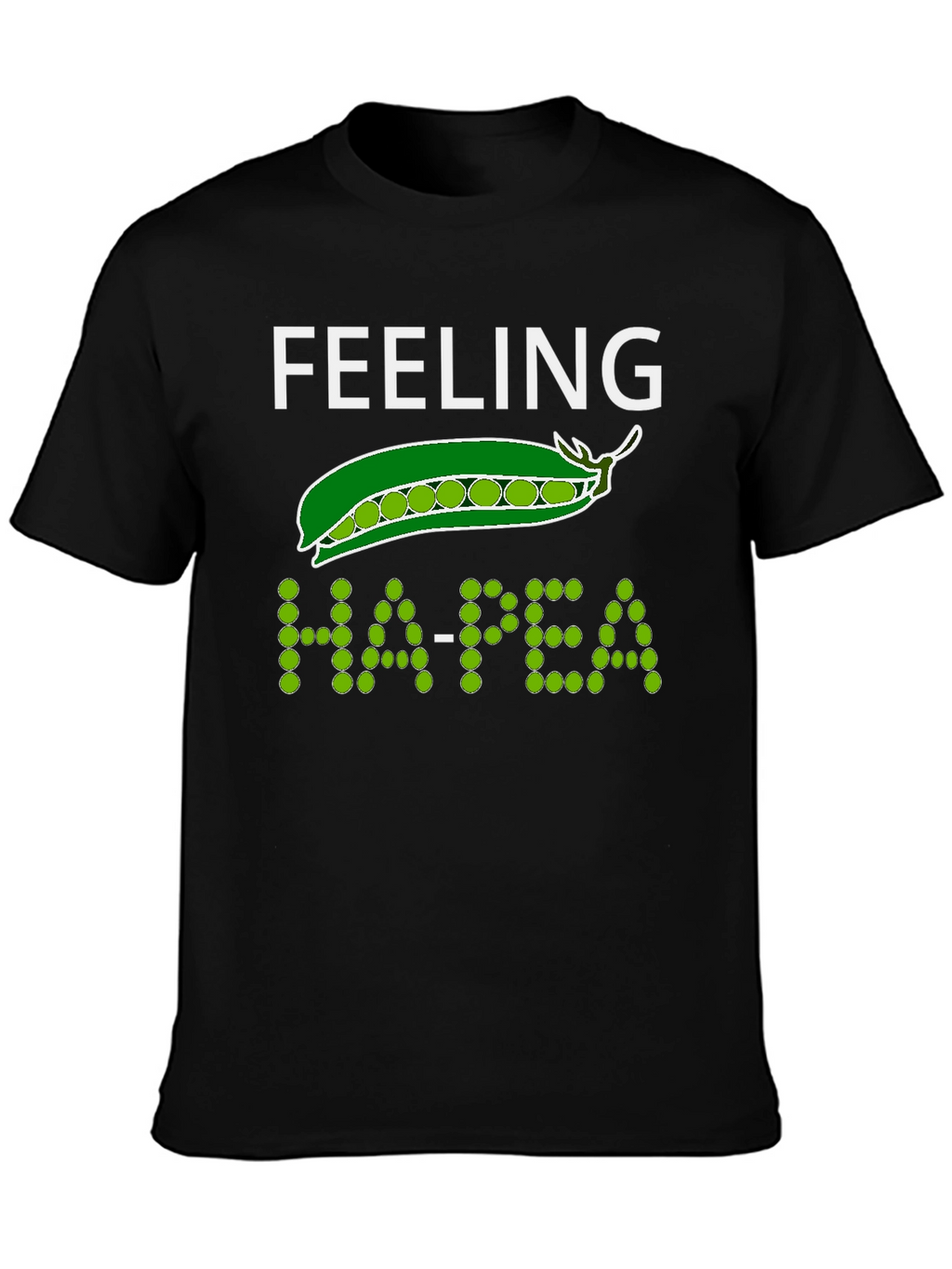 Feeling Ha-Pea? Funny Pea Pod Graphic T-Shirt
