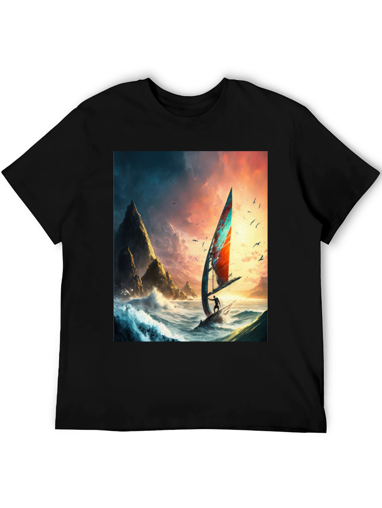 Windsurf Adventure Graphic Tee