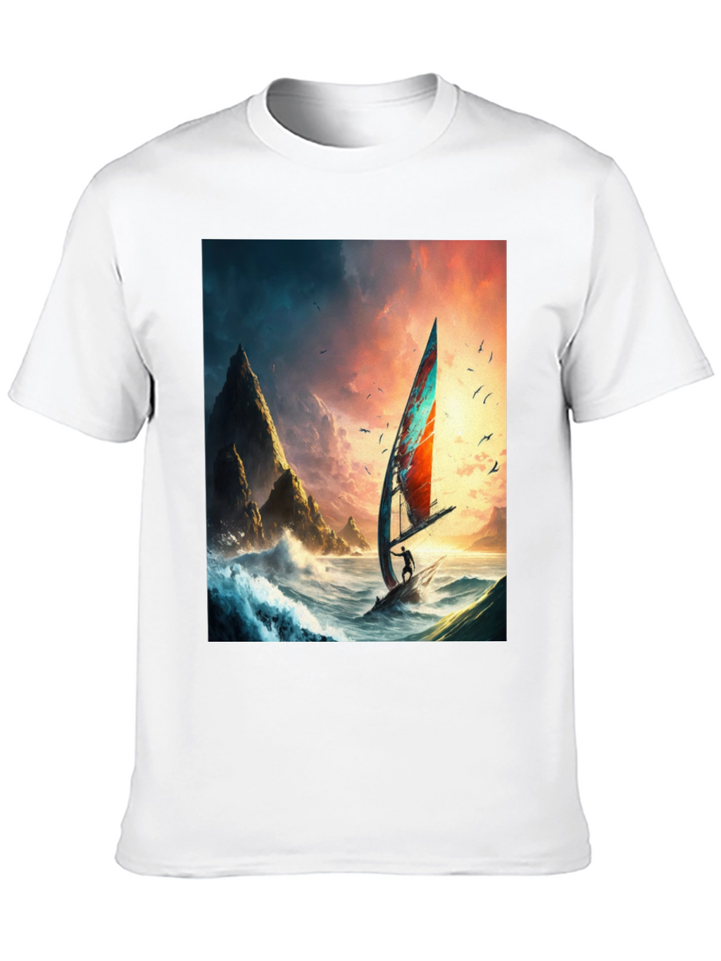 Windsurf Adventure Graphic Tee
