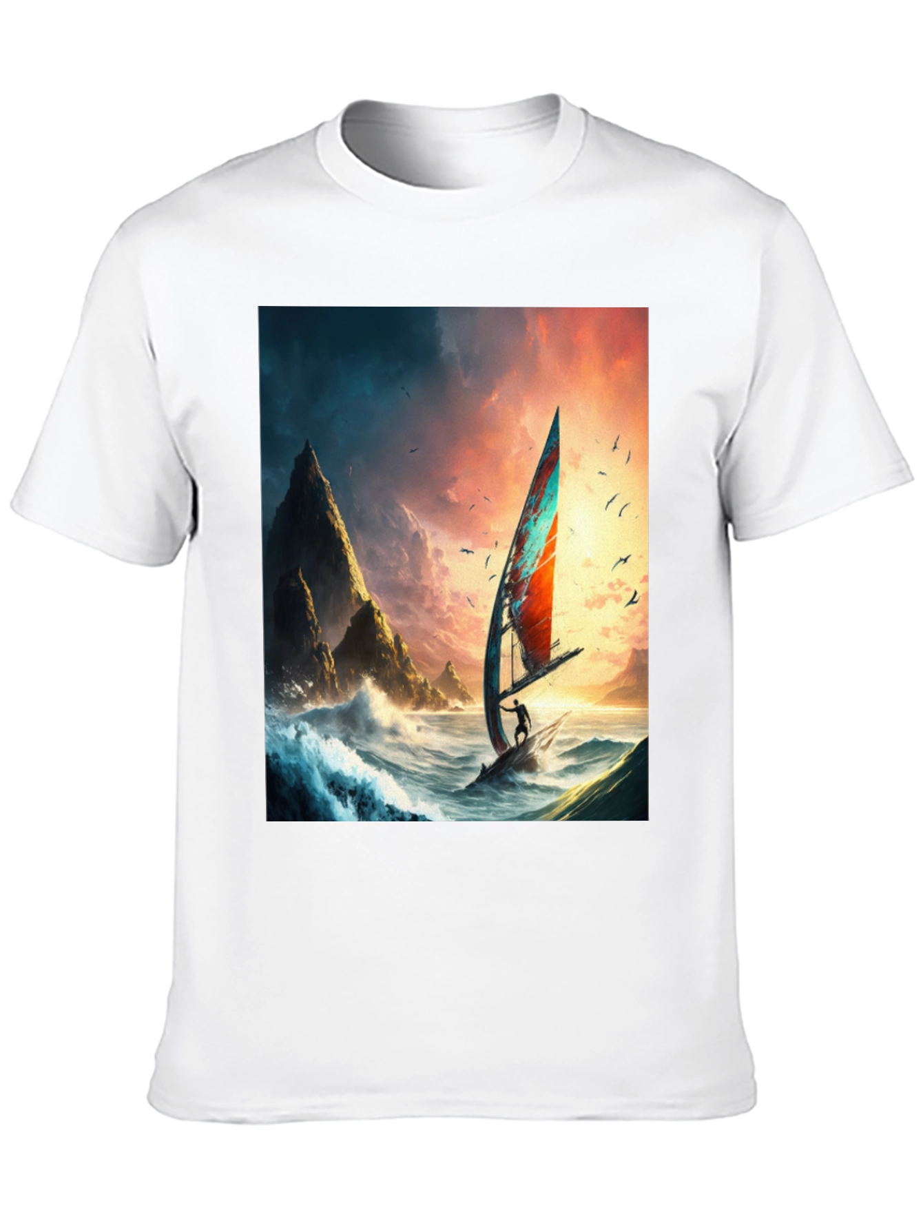 Windsurf Adventure Graphic Tee