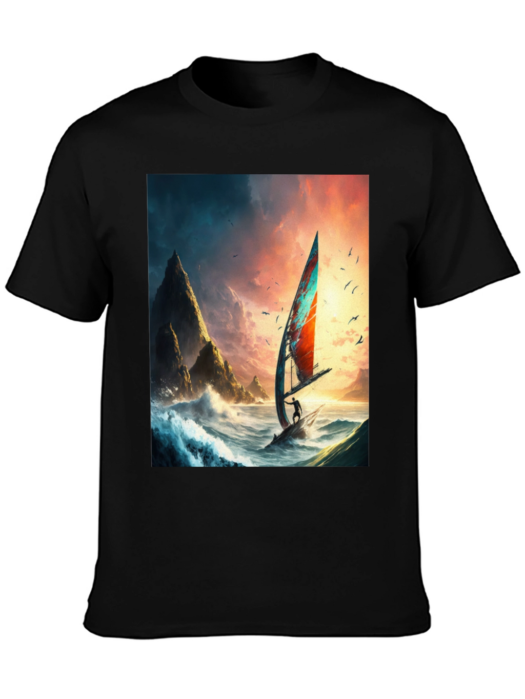Windsurf Adventure Graphic Tee