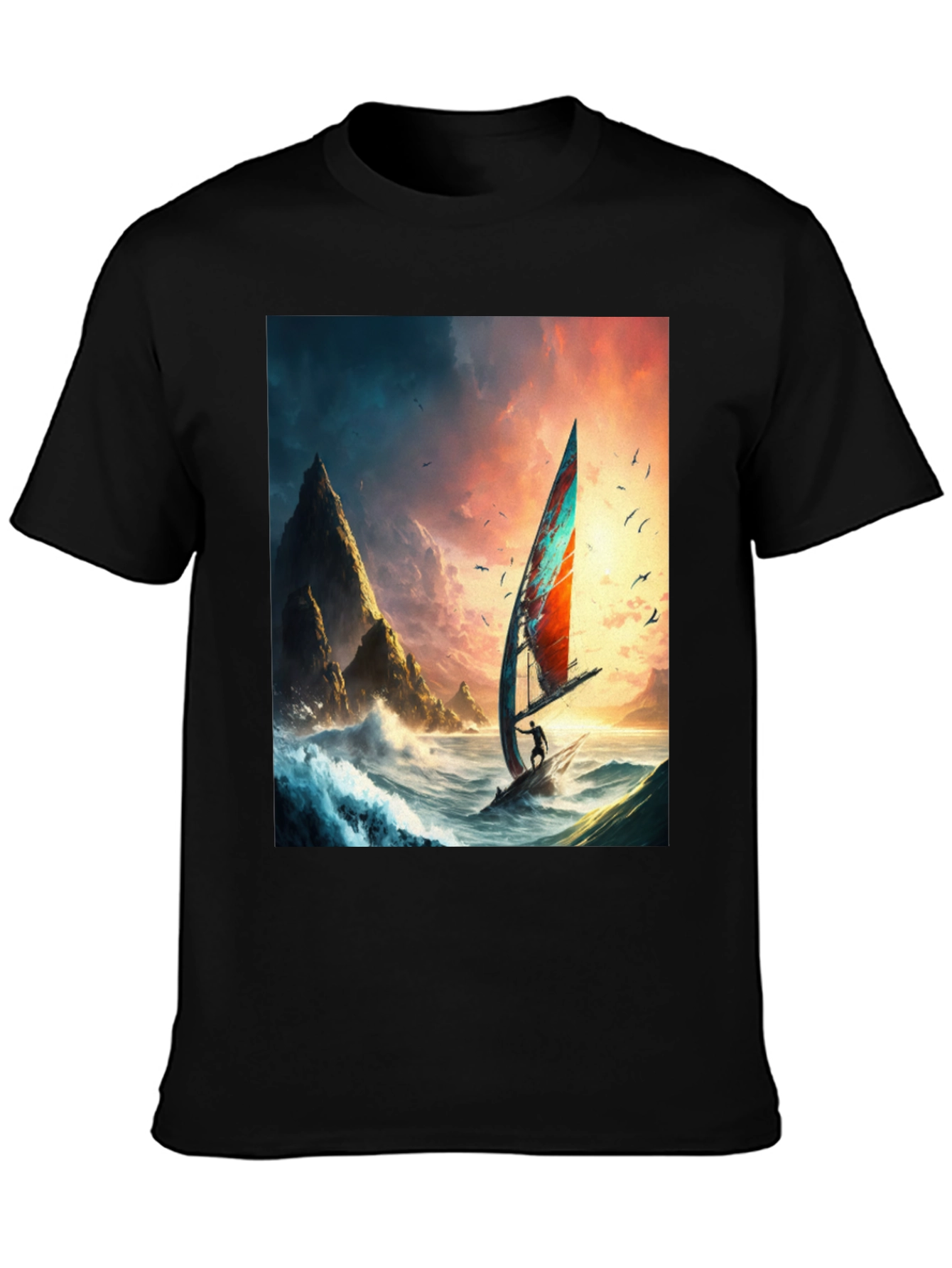 Windsurf Adventure Graphic Tee