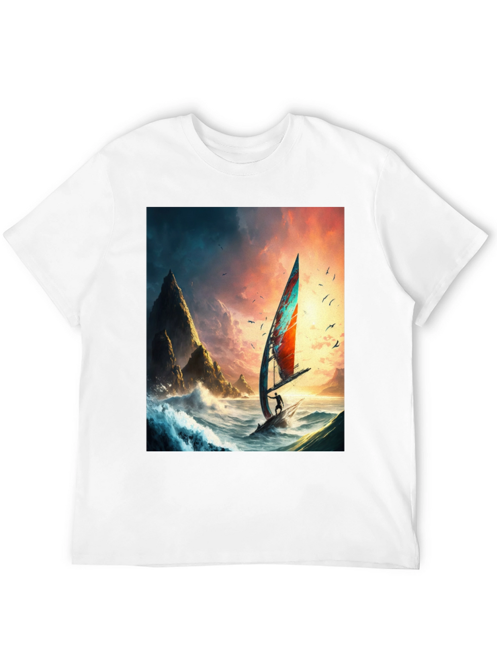Windsurf Adventure Graphic Tee