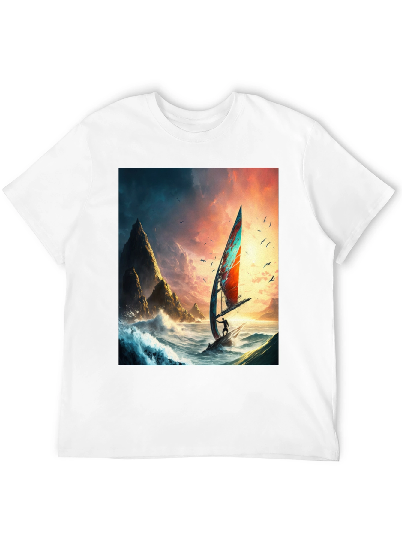 Windsurf Adventure Graphic Tee