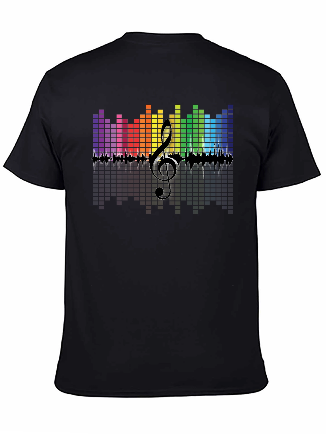 Colorful Music Graphic Mens T-Shirt
