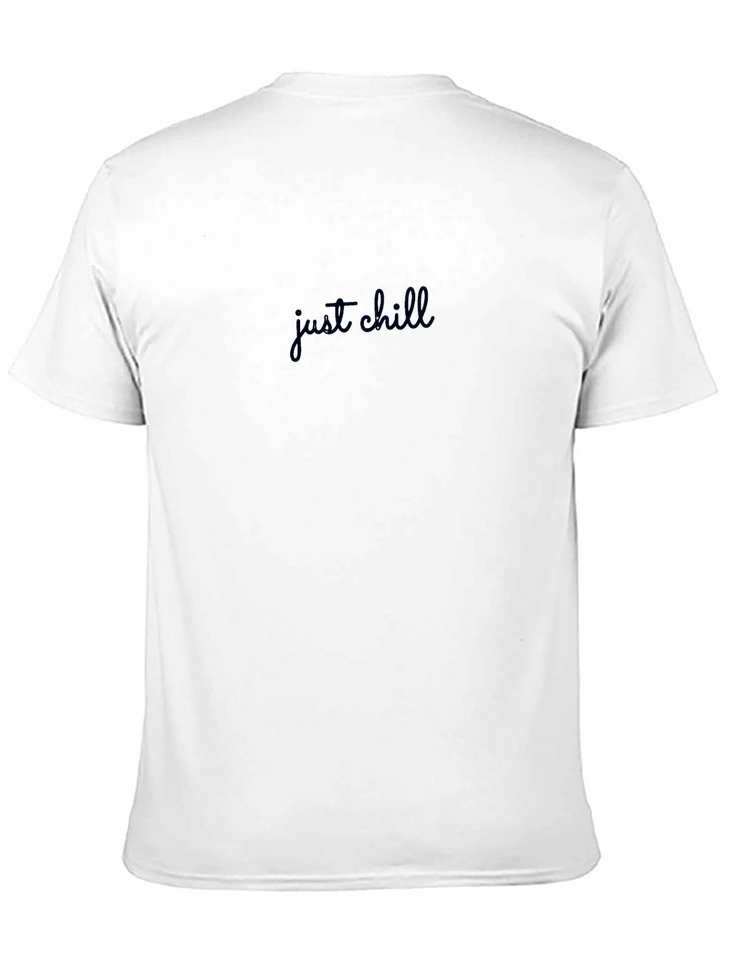 Just Chill Black T-Shirt - Relaxed Fit