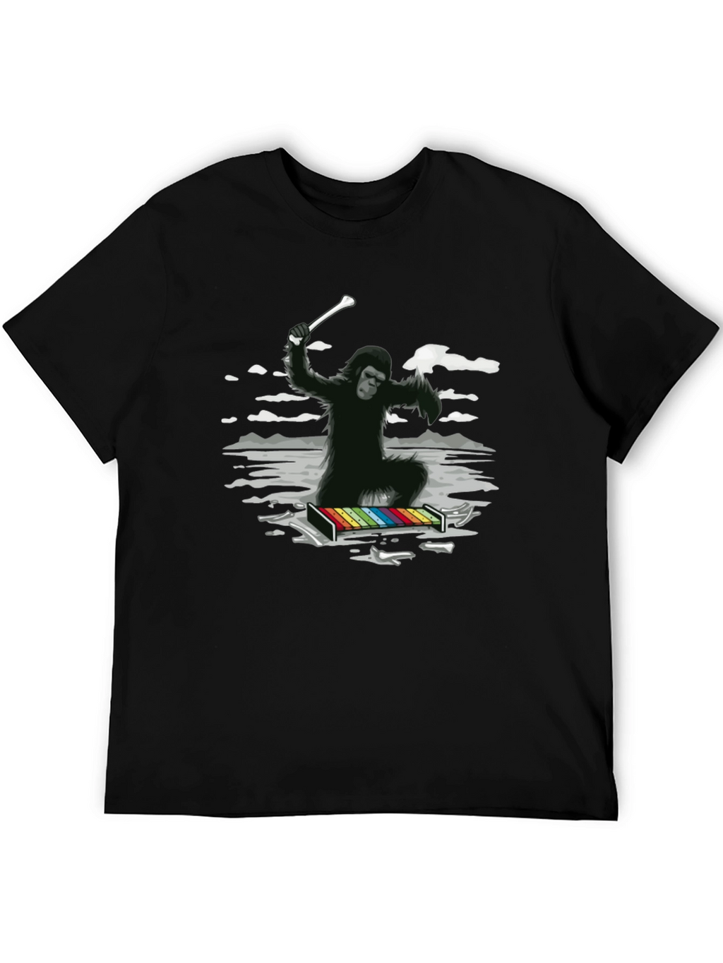 Gorilla Xylophone Player Graphic Tee