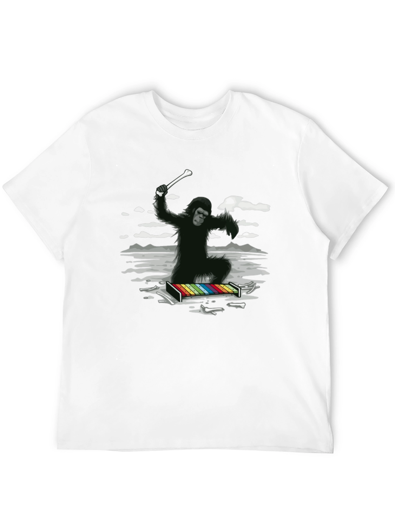 Gorilla Xylophone Player Graphic Tee