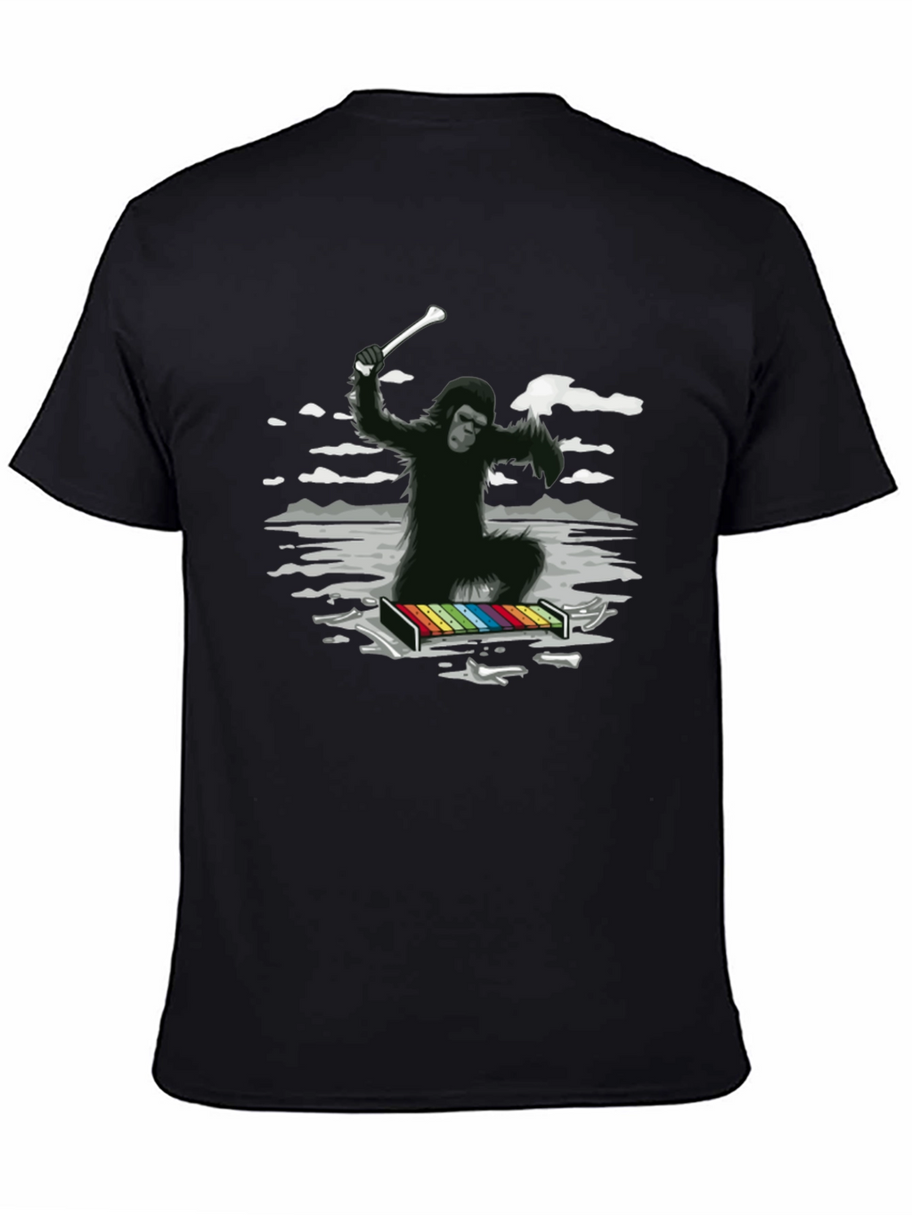 Gorilla Xylophone Player Graphic Tee