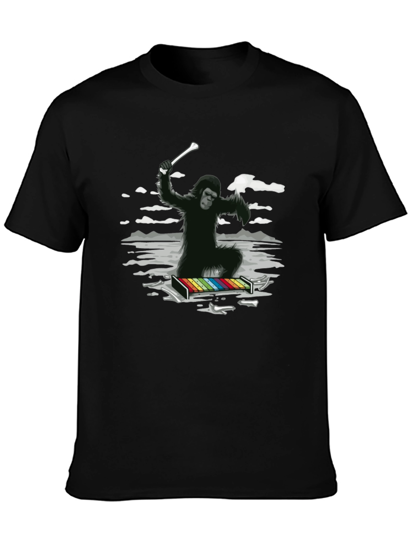 Gorilla Xylophone Player Graphic Tee