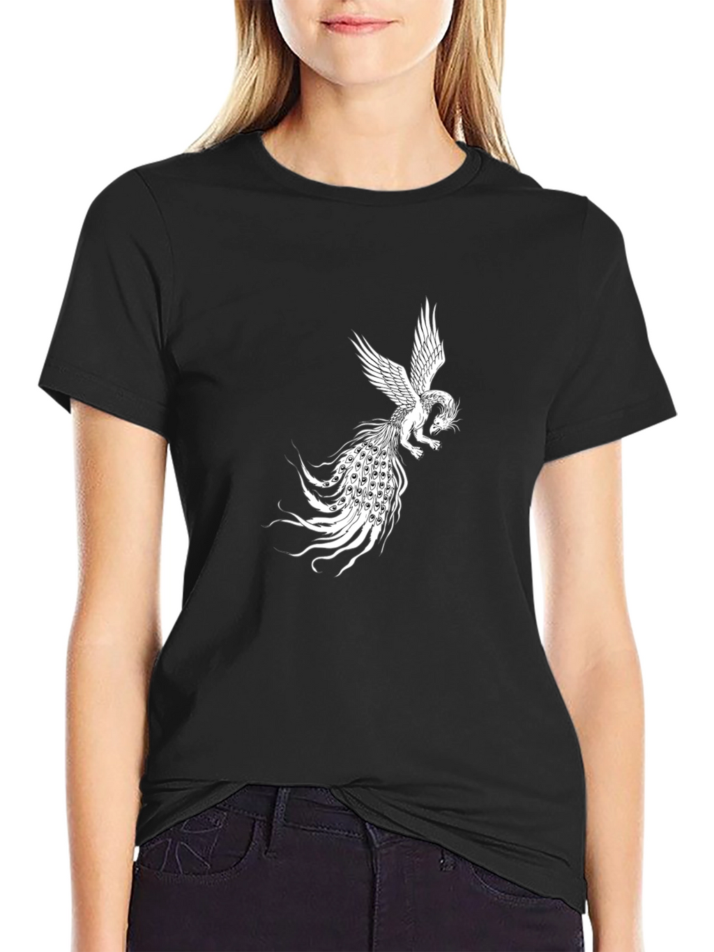 Phoenix Graphic Black T-Shirt