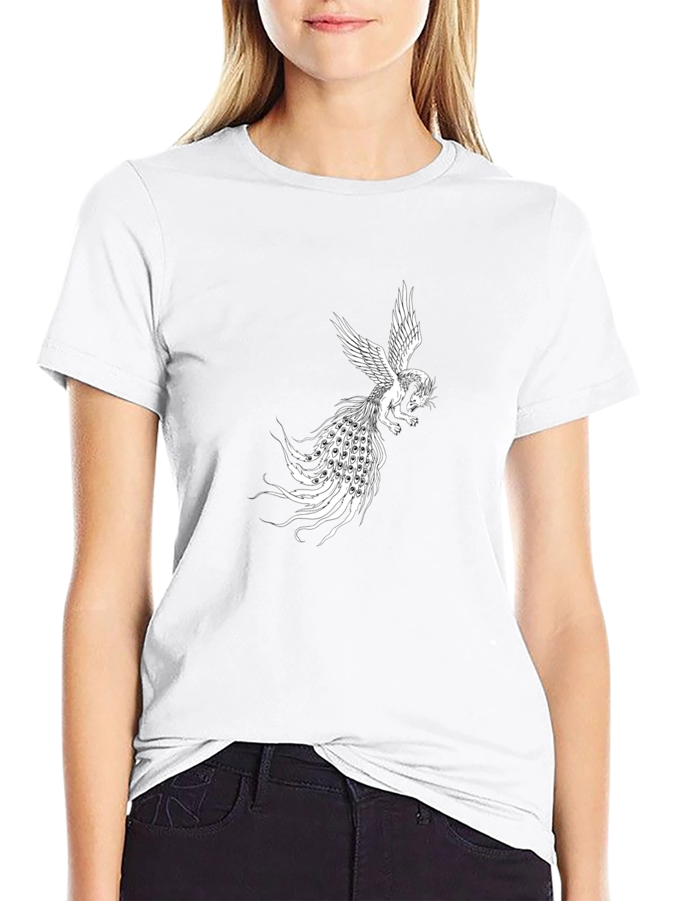 Phoenix Graphic Black T-Shirt