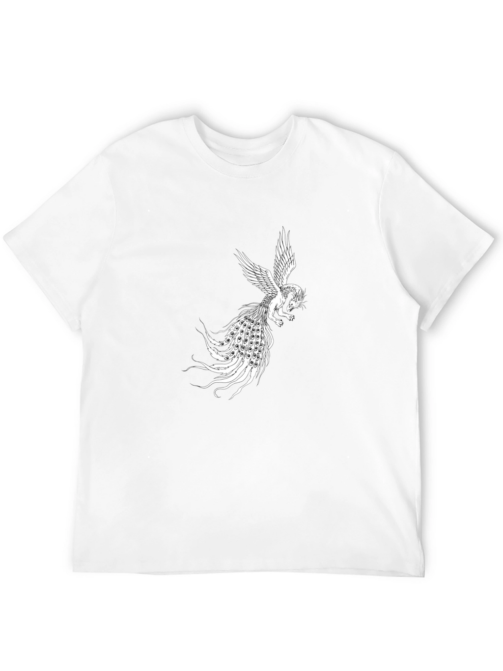 Phoenix Graphic Black T-Shirt